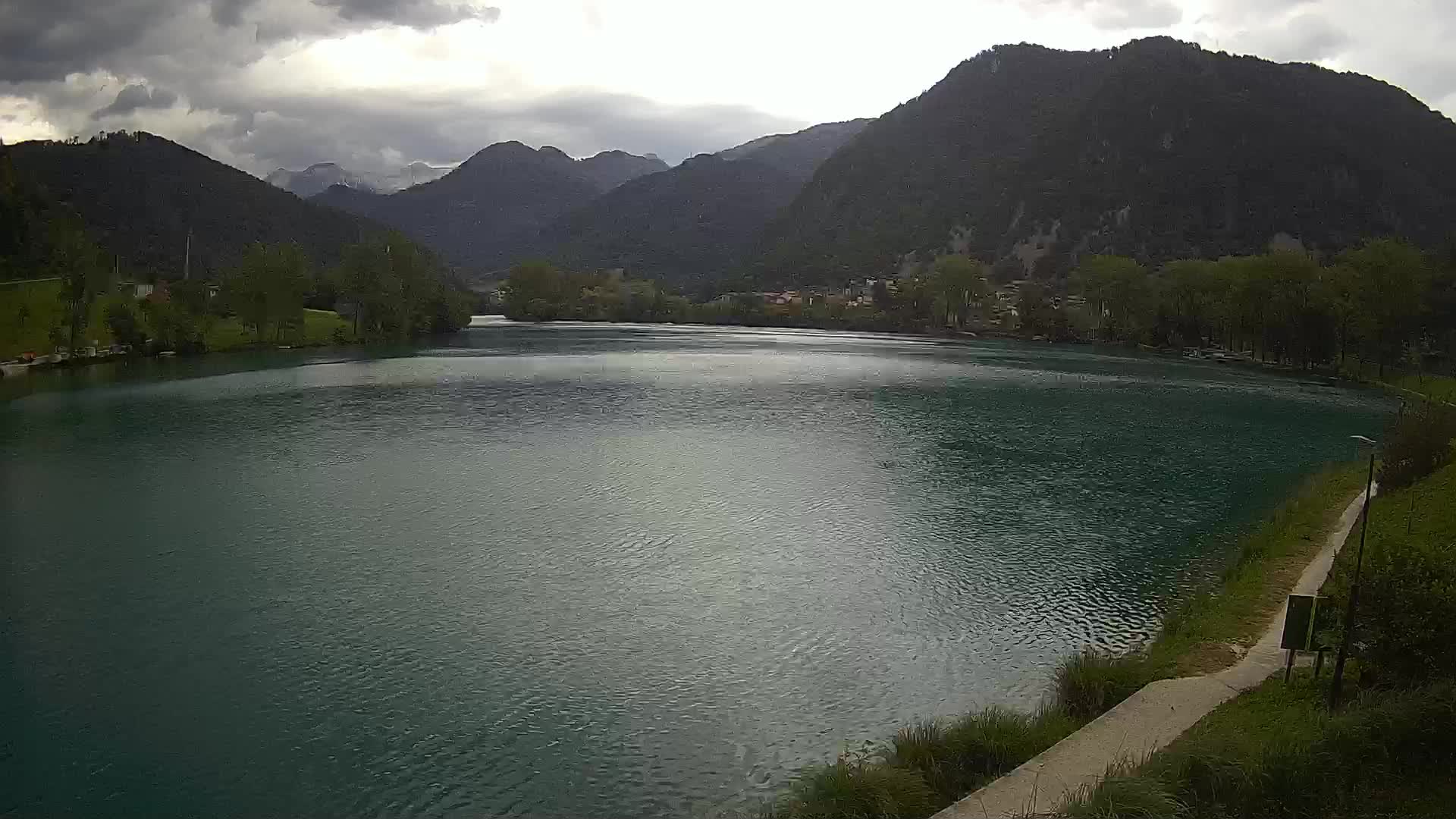 Most na Soči – Panorama del lac
