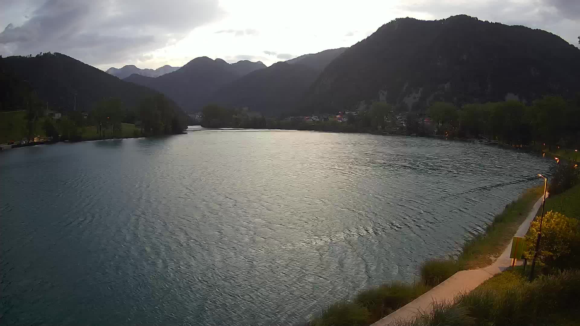 Most na Soči – Pogled na jezero