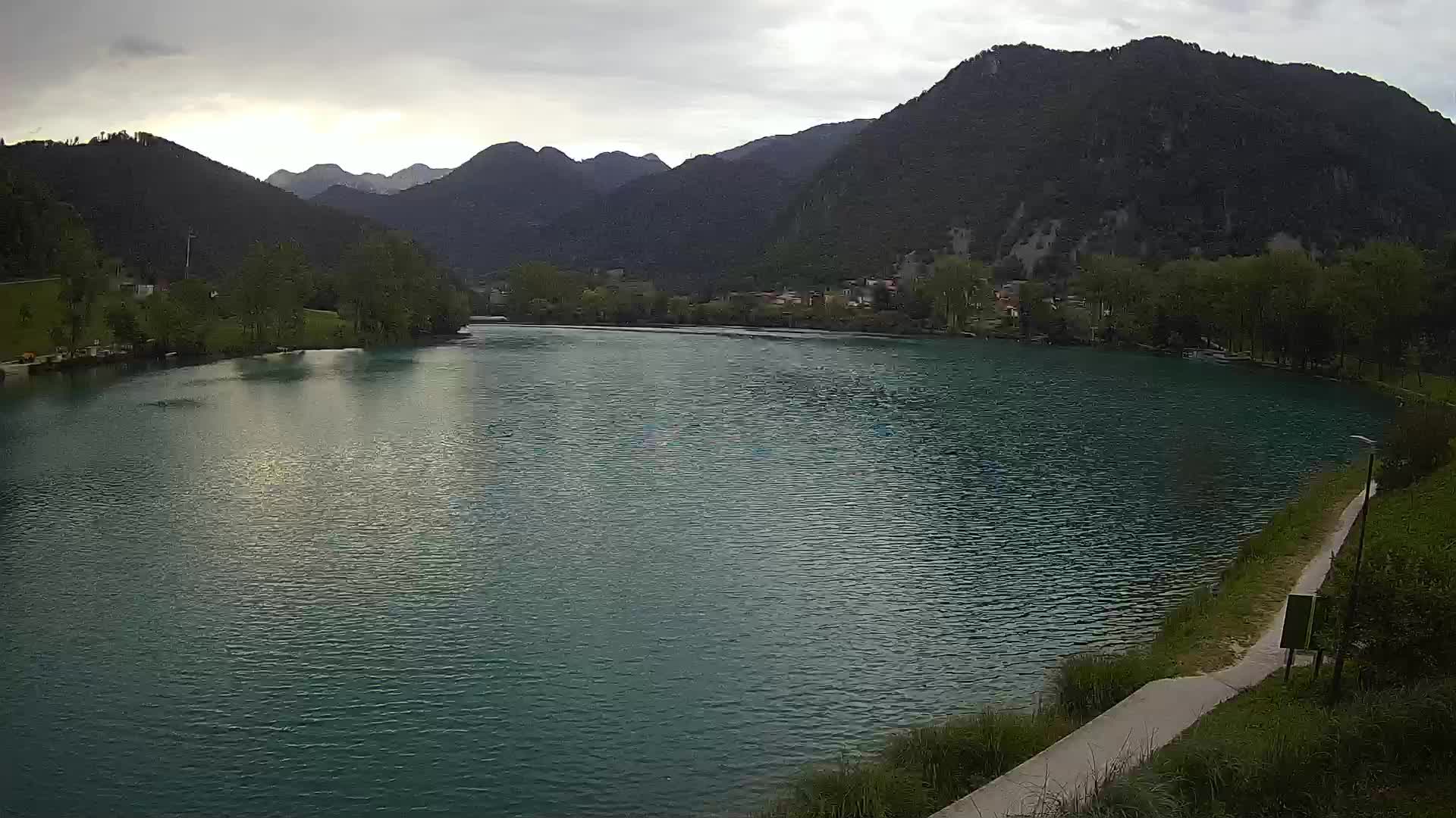 Most na Soči – Panorama del lac