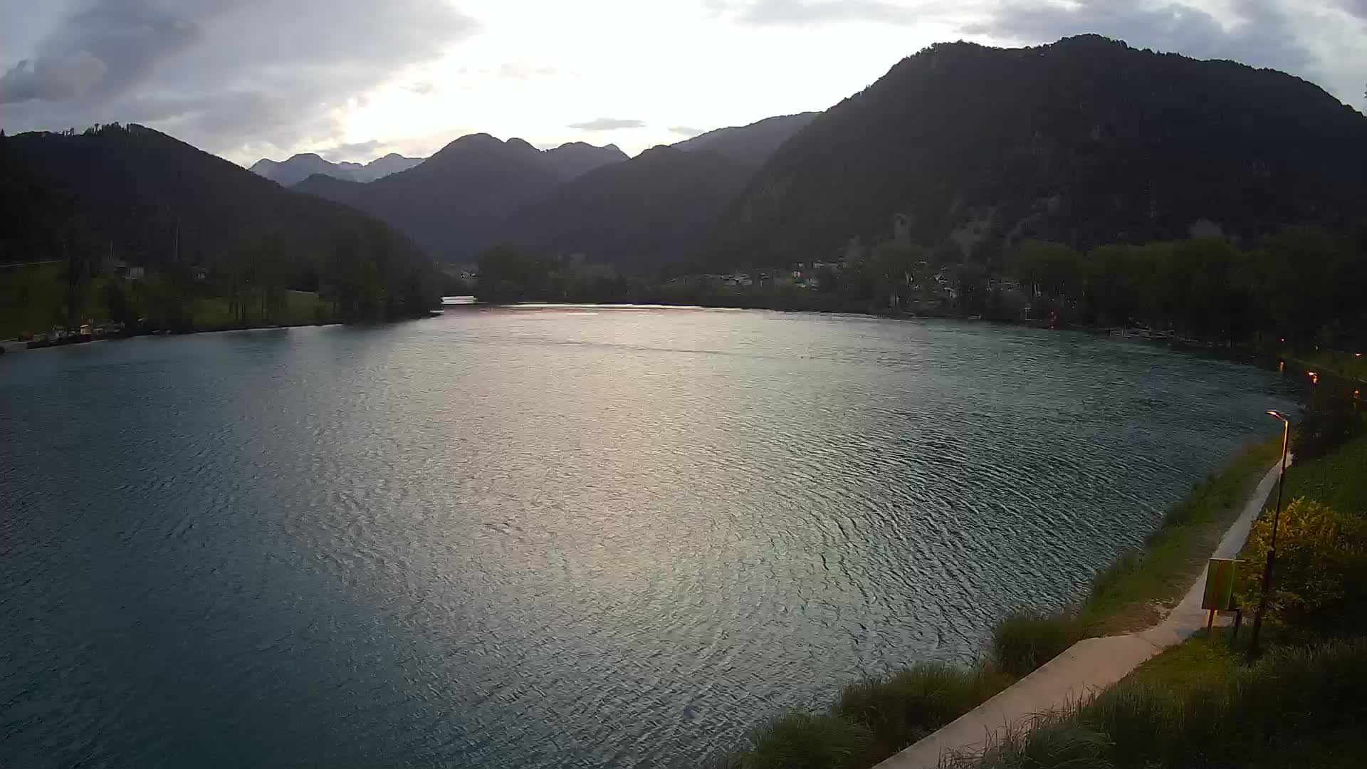 Most na Soči – Panoramic view of Lake