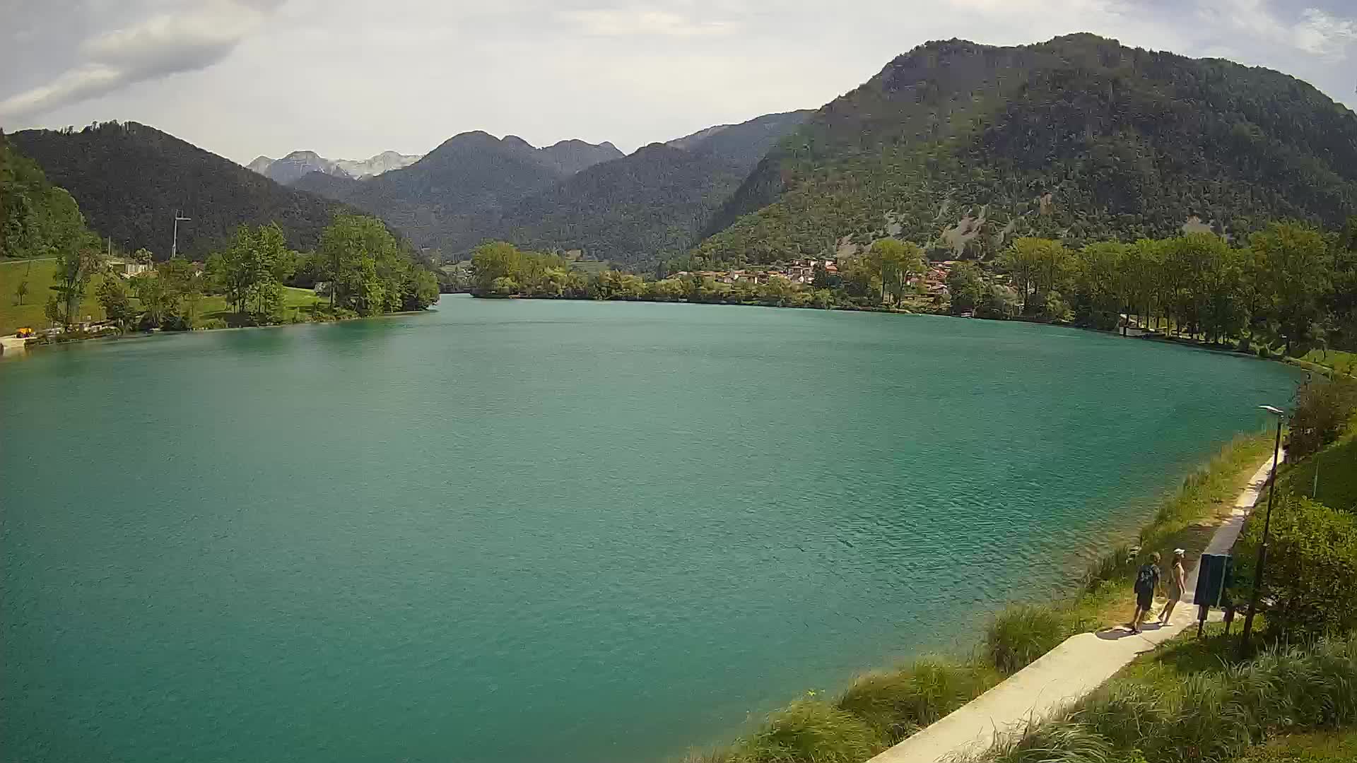 LIVE Webcam Most na Soči lake – Slovenia