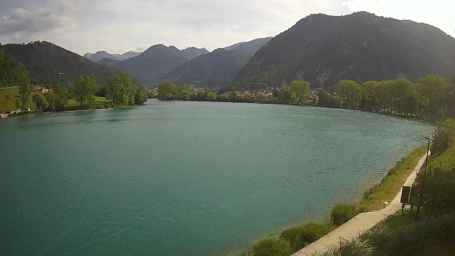 LIVEcam Most na Soči lago – Slovenia