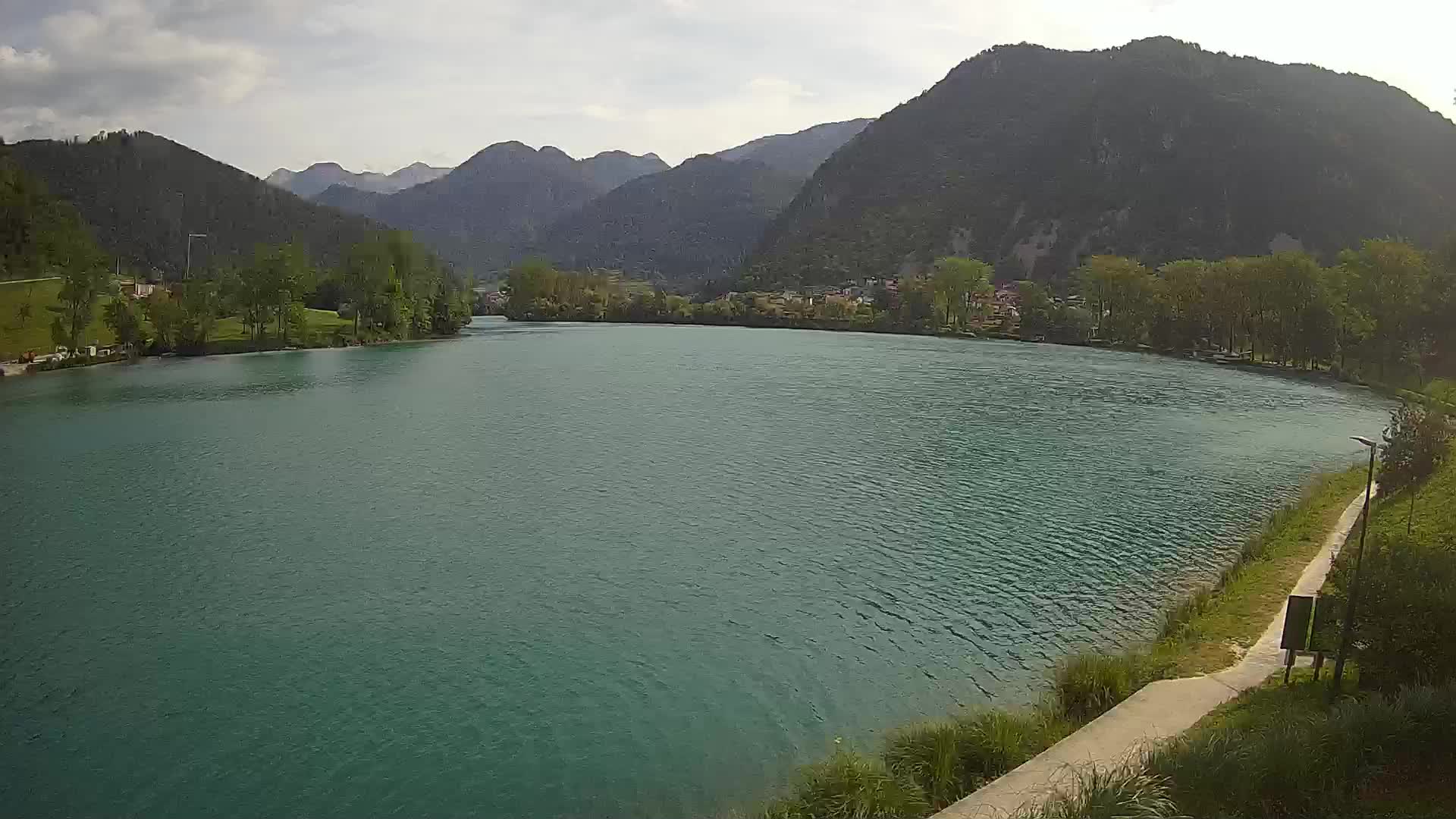 Most na Soči – Panoramic view of Lake