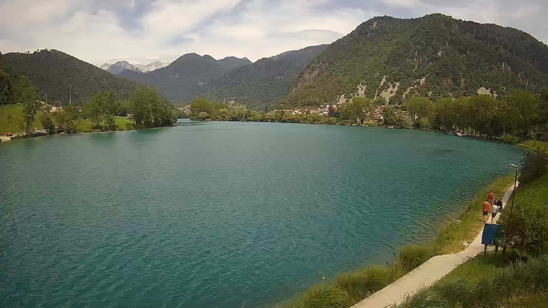 Most na Soči – Panoramic view of Lake