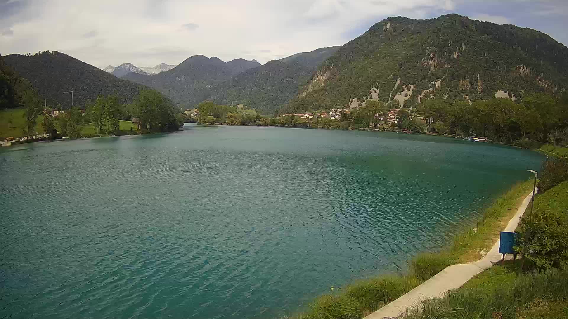 LIVEcam Most na Soči lago – Slovenia
