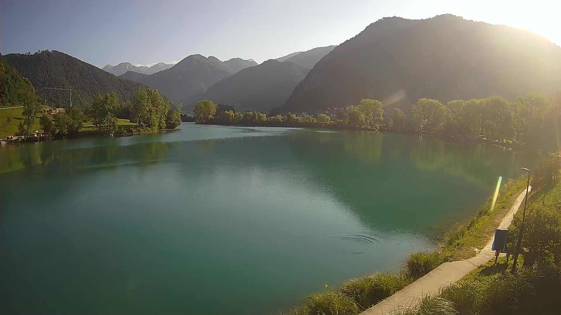 LIVE Webcam Most na Soči lake – Slovenia