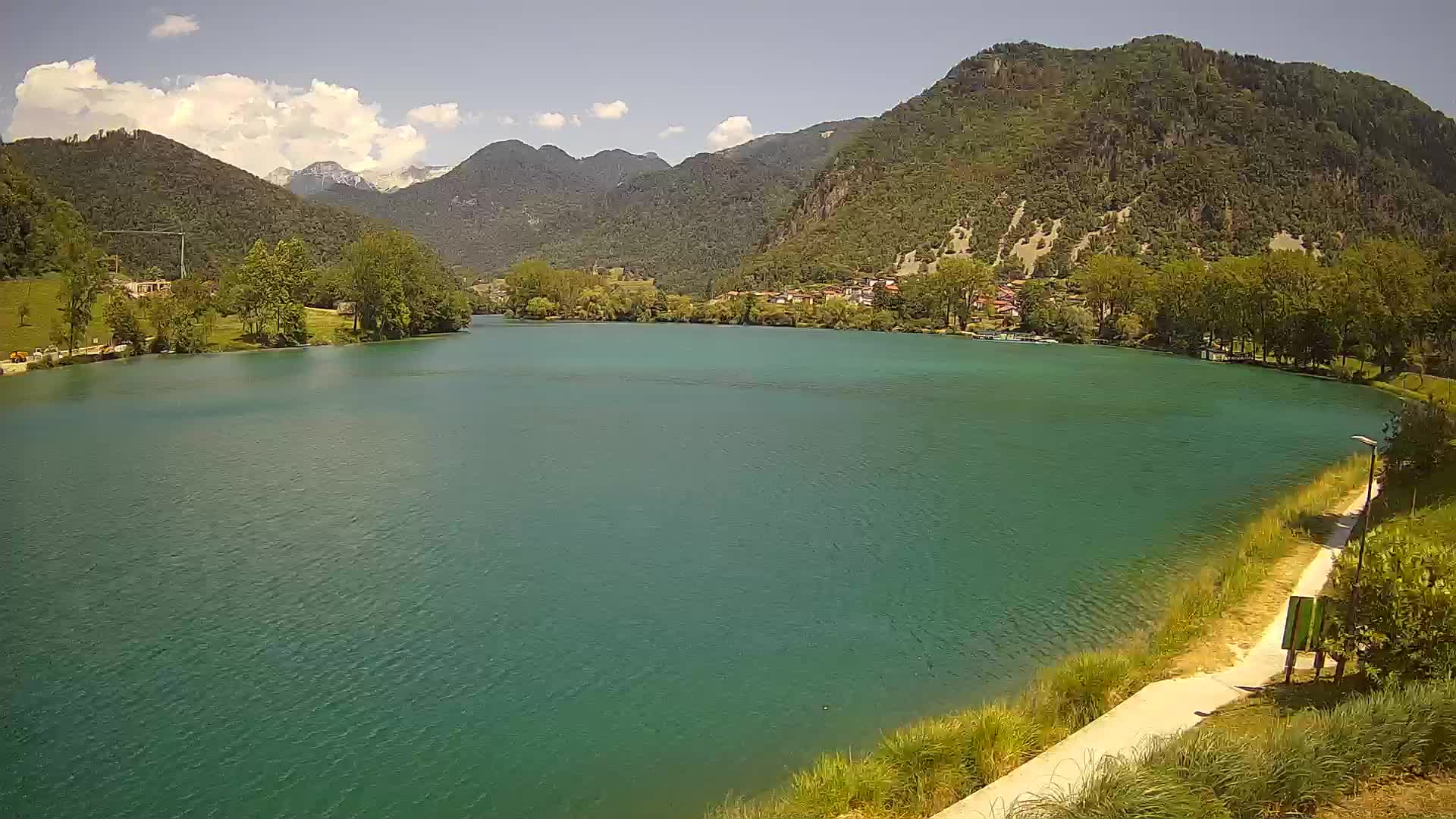 Spletna kamera Most na Soči – jezero