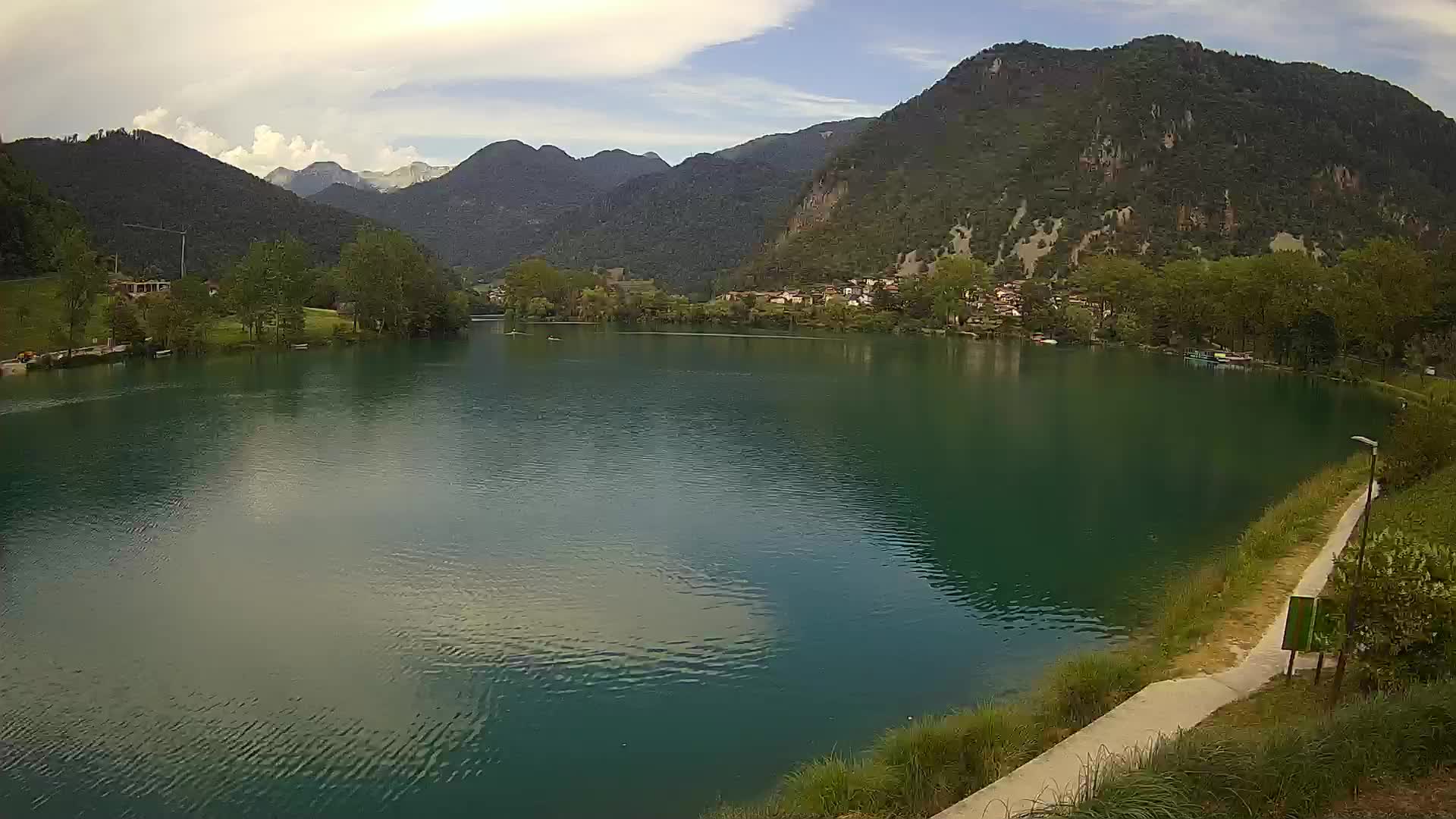 Spletna kamera Most na Soči – jezero
