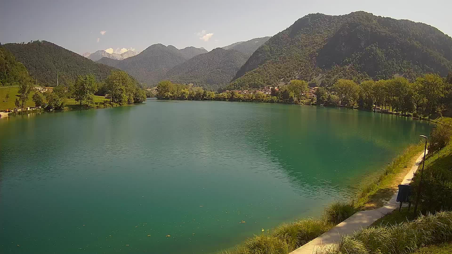 LIVE Webcam Most na Soči lake – Slovenia