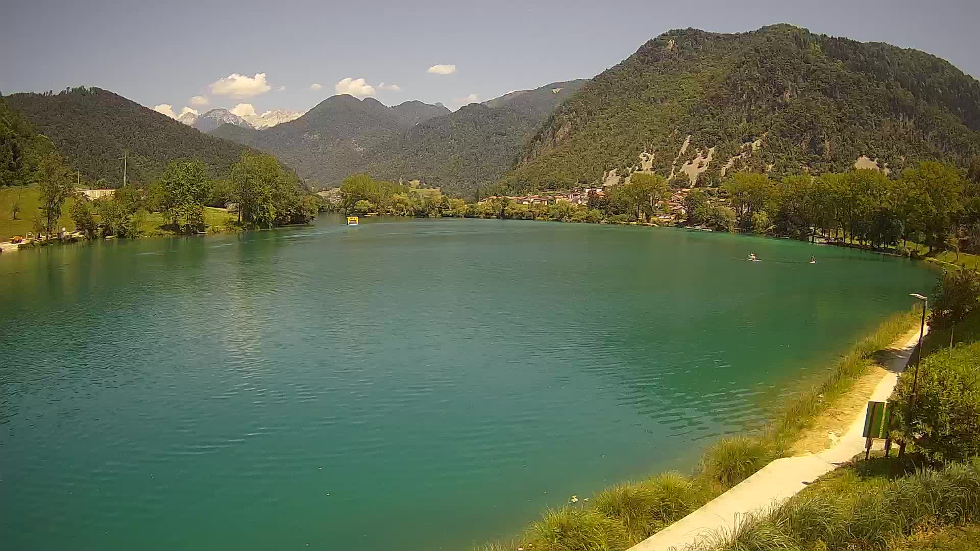 Most na Soči – Pogled na jezero