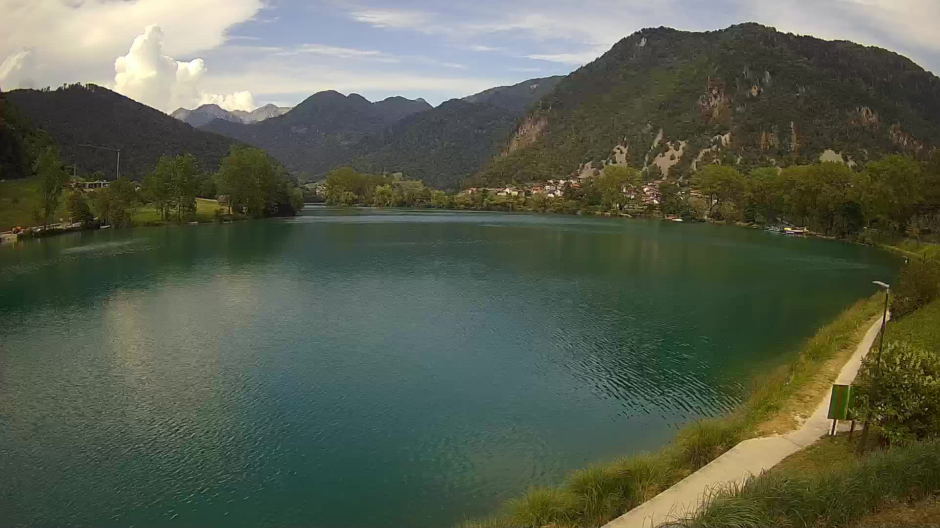 LIVEcam Most na Soči lago – Slovenia