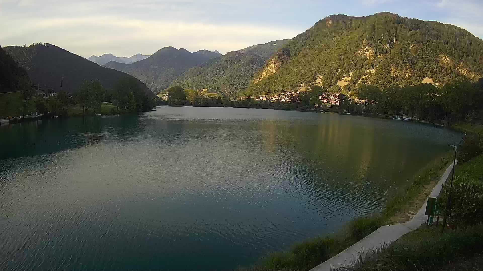 Most na Soči – Panorama del lago