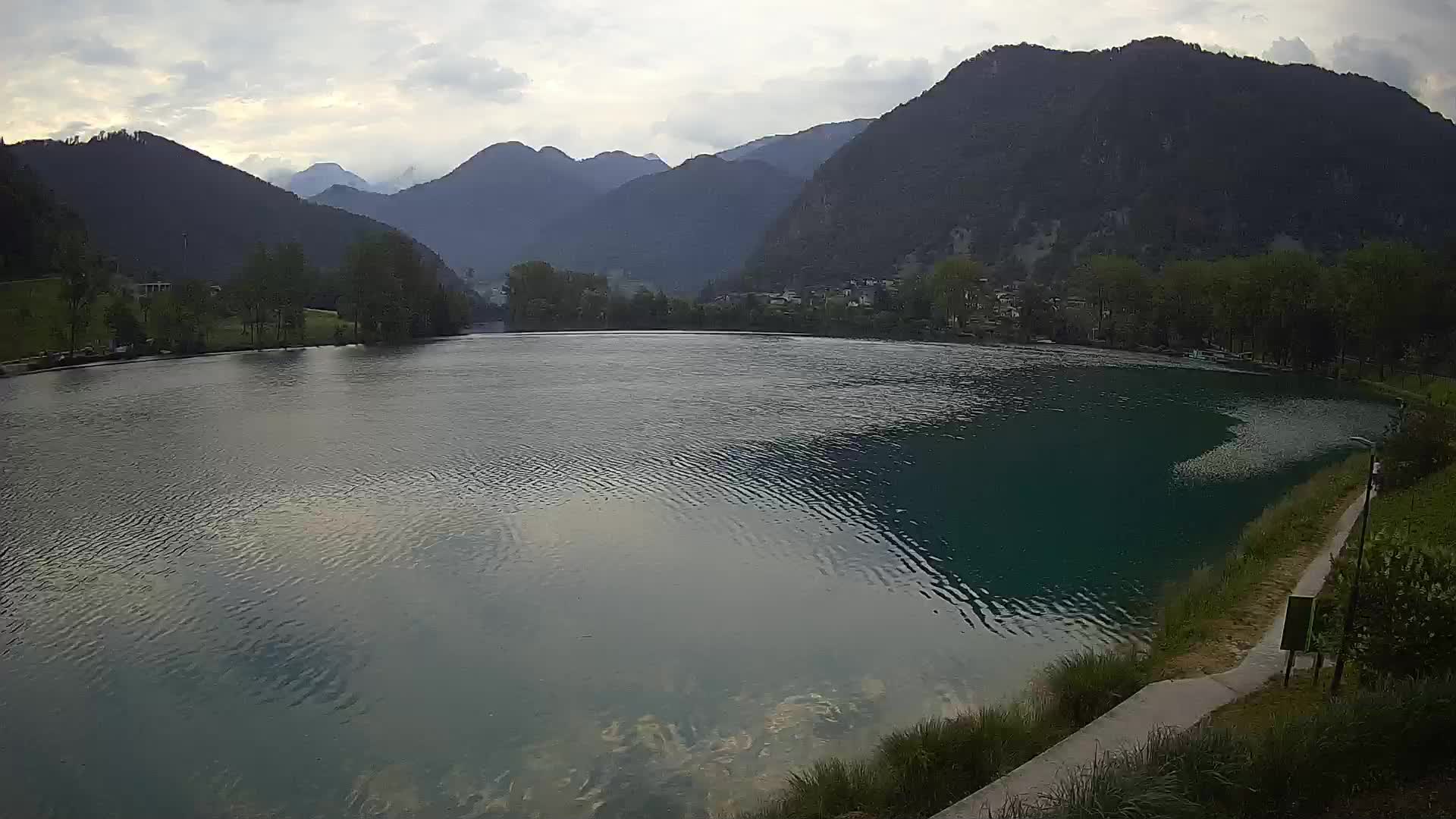 Most na Soči – Panorama del lac