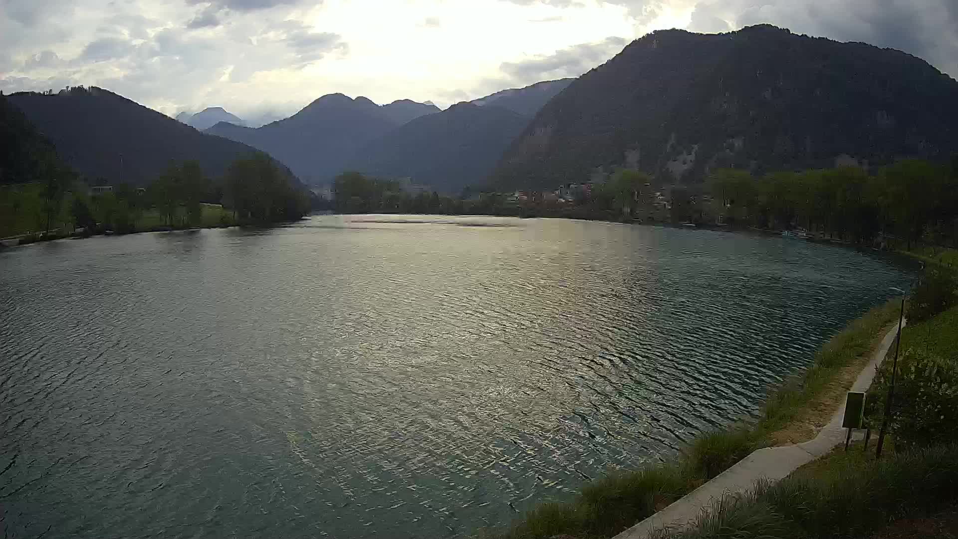 Most na Soči – Panorama del lac