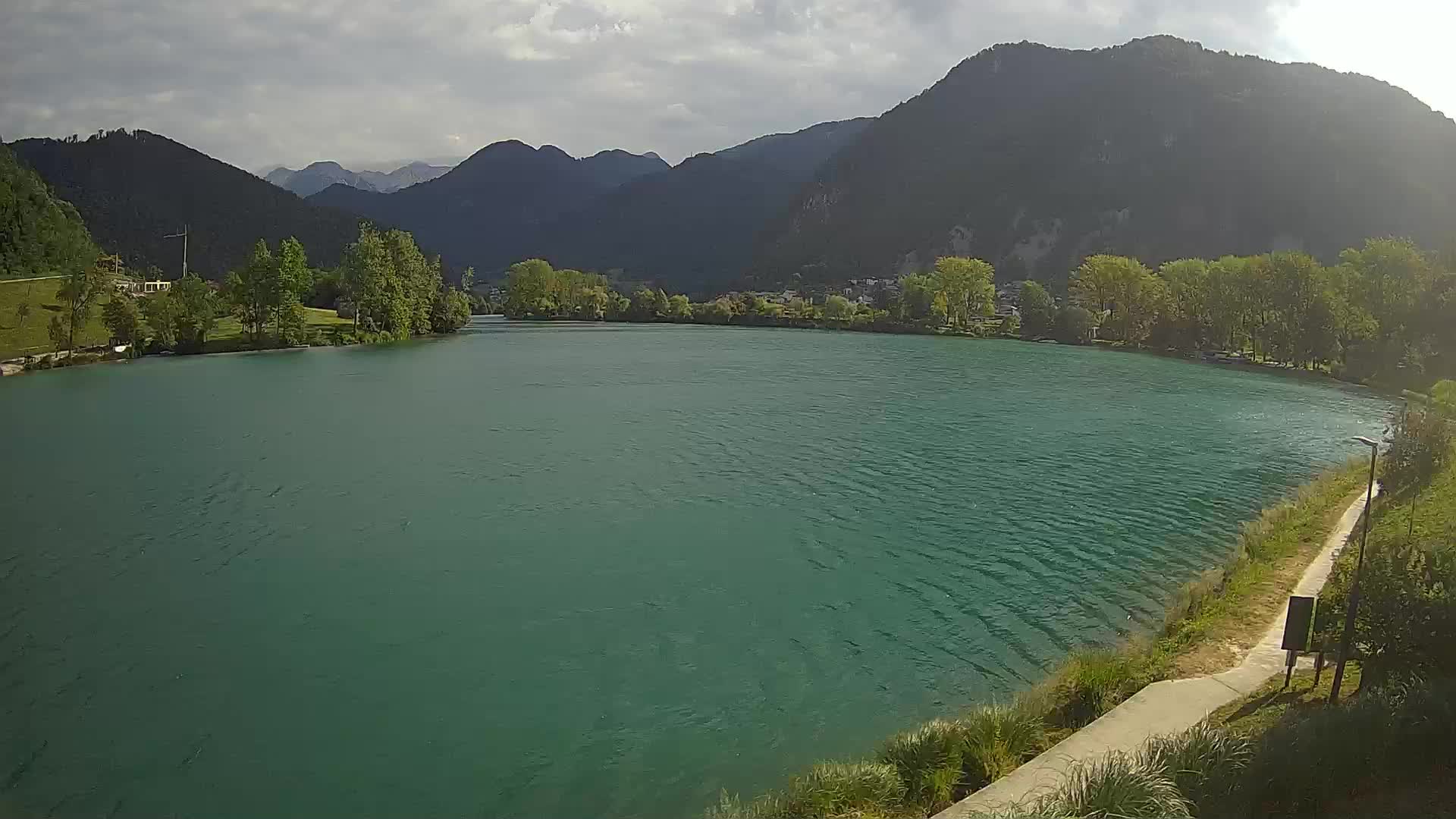Most na Soči – Panoramic view of Lake