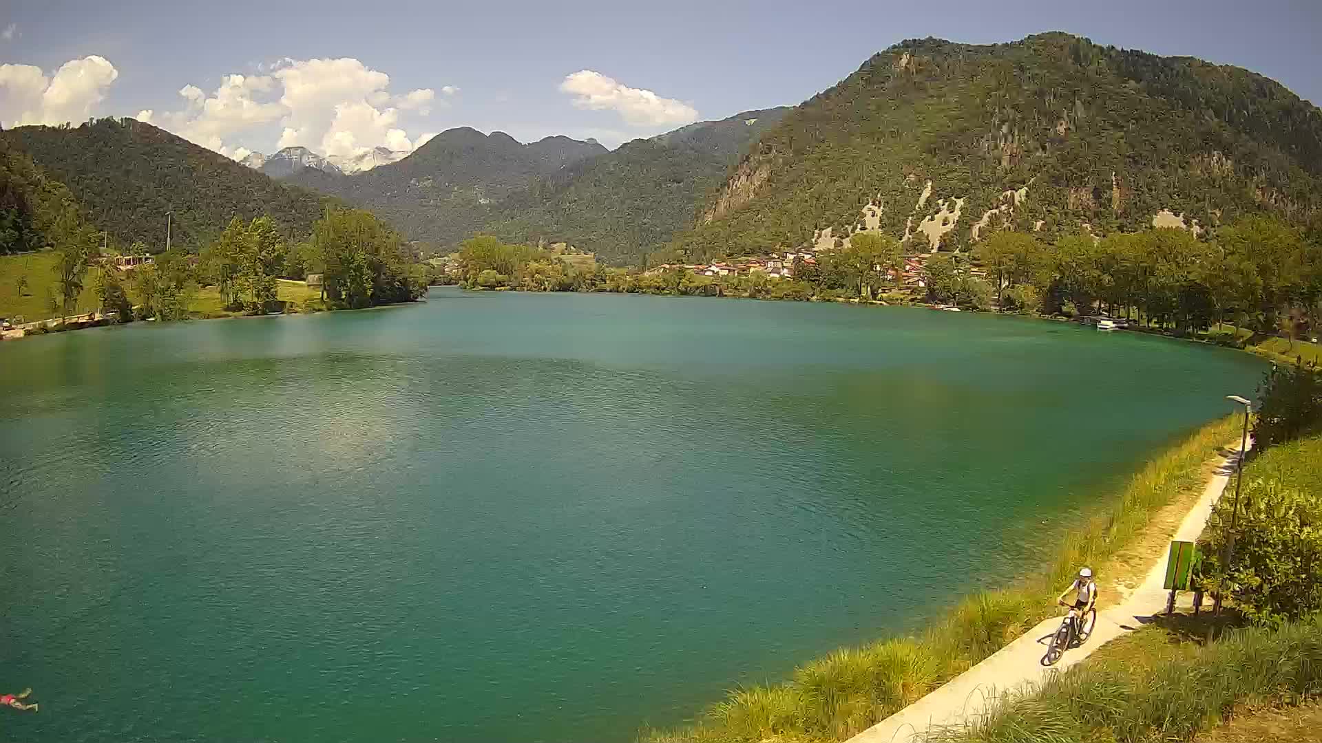 Most na Soči – Panoramic view of Lake