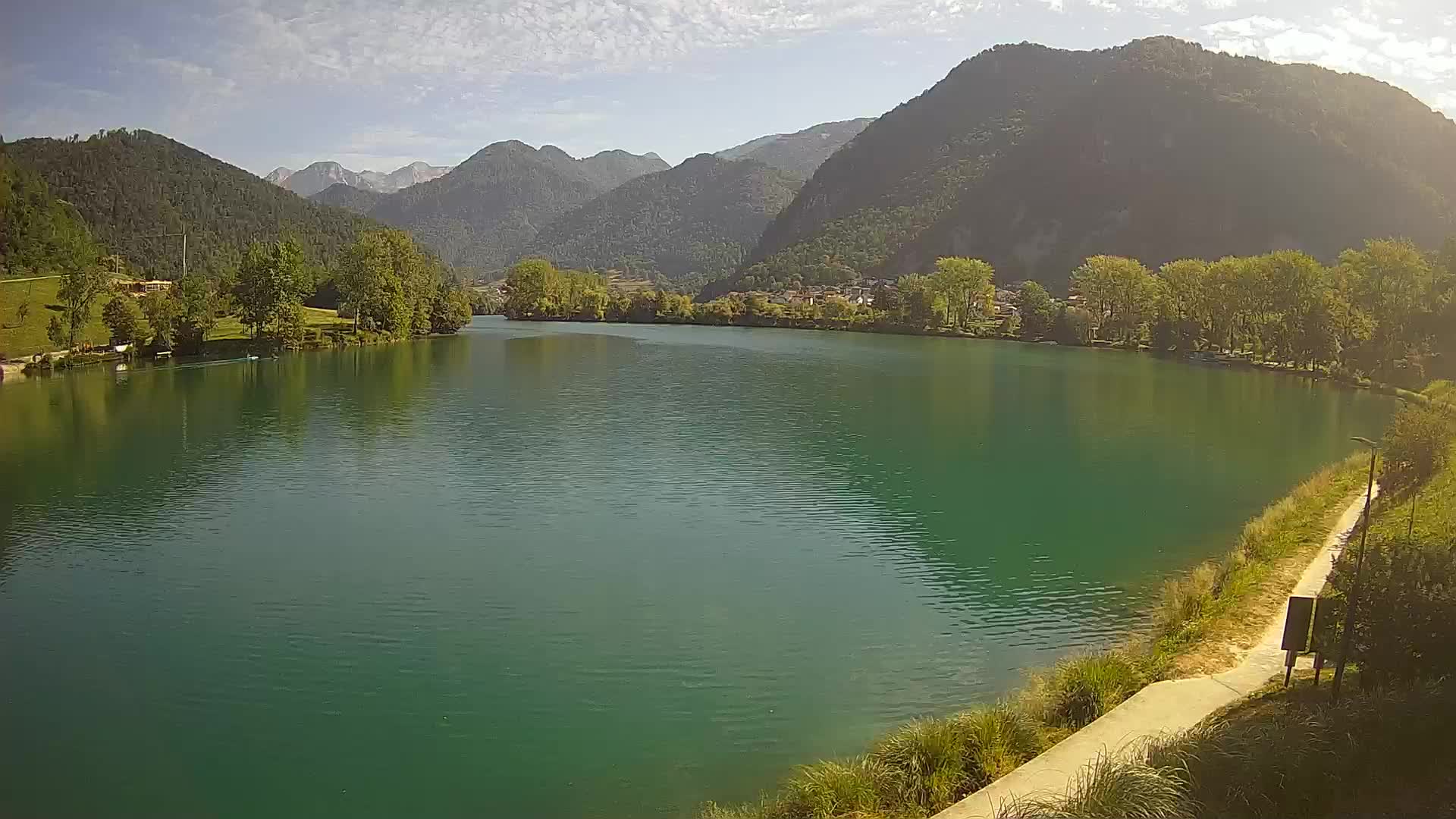 Most na Soči – Panoramic view of Lake