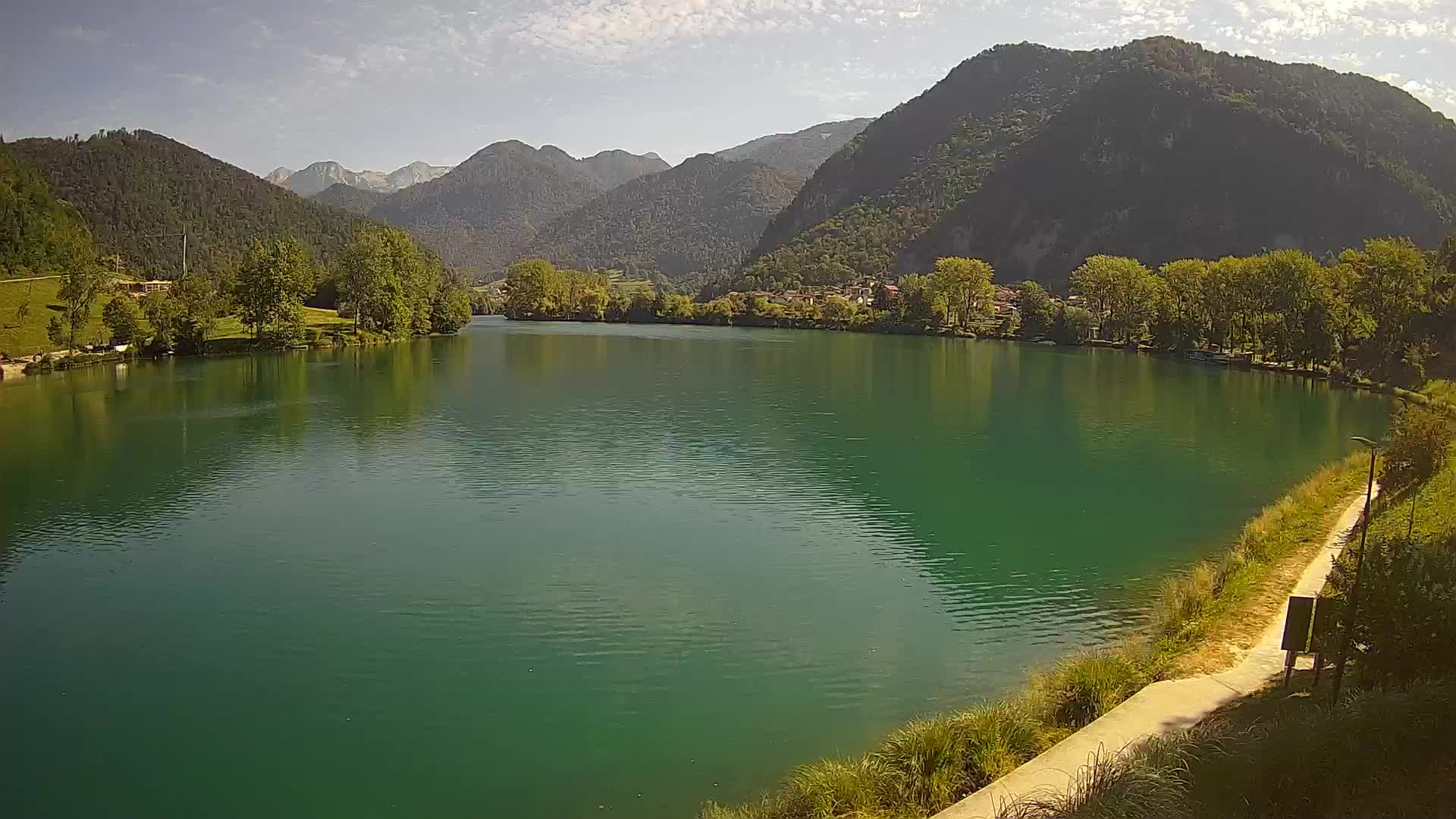 LIVEcam Most na Soči lago – Slovenia