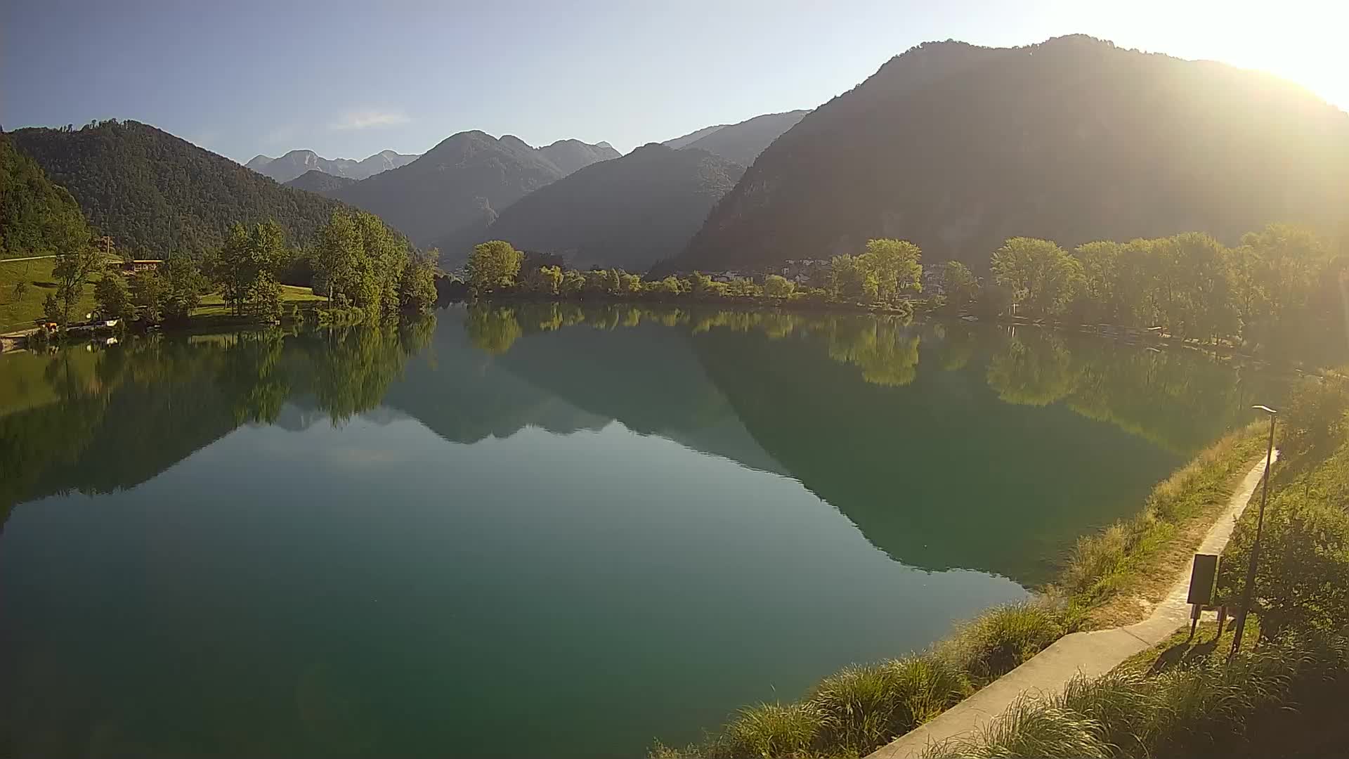 LIVE Webcam Most na Soči lake – Slovenia