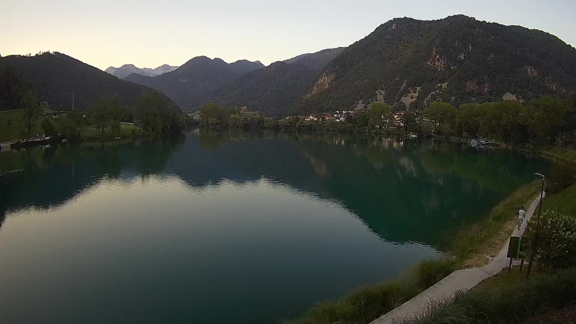 Most na Soči – Panoramic view of Lake