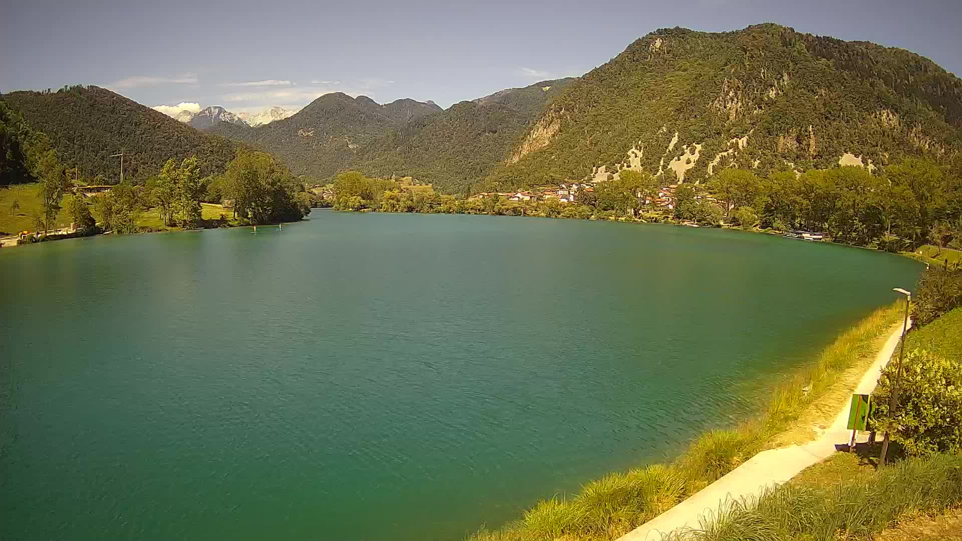LIVEcam Most na Soči lago – Slovenia