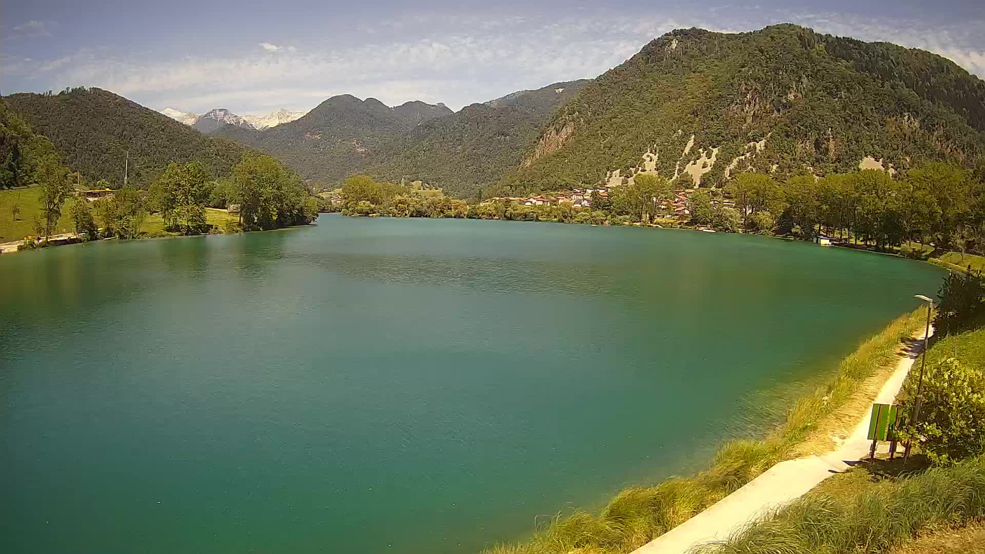 LIVE Webcam Most na Soči lake – Slovenia
