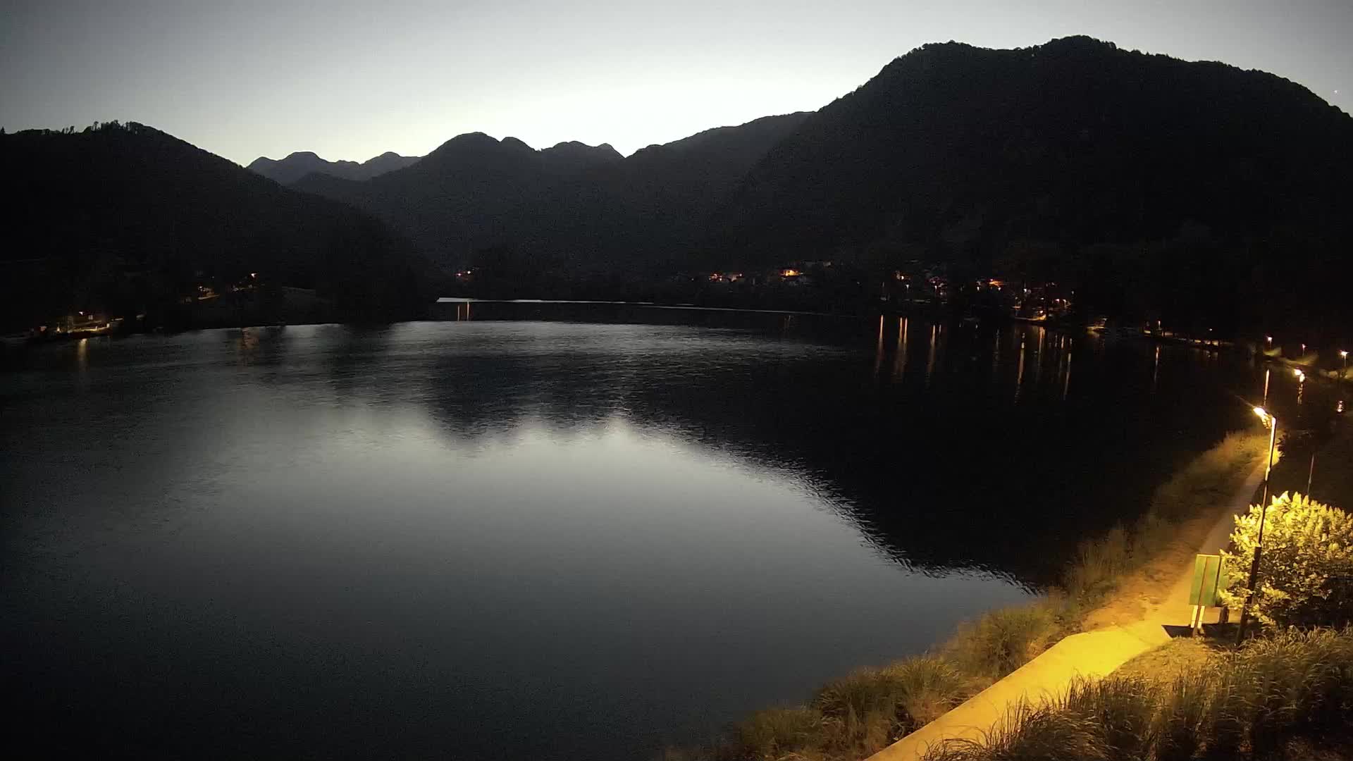 Most na Soči – Panorama del lac