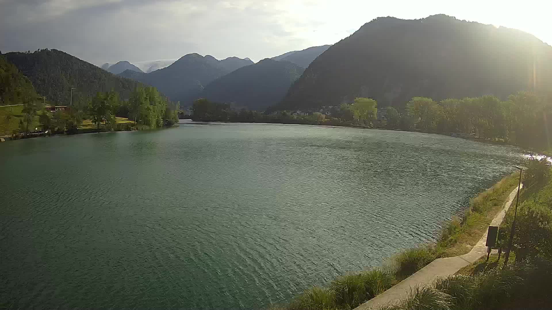 Most na Soči – Pogled na jezero