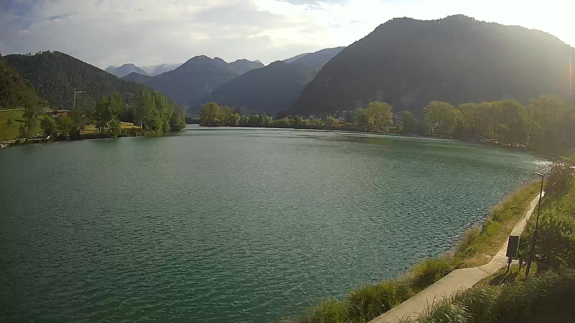 LIVEcam Most na Soči lago – Slovenia