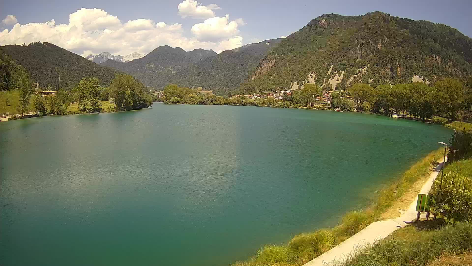 LIVE Webcam Most na Soči lake – Slovenia