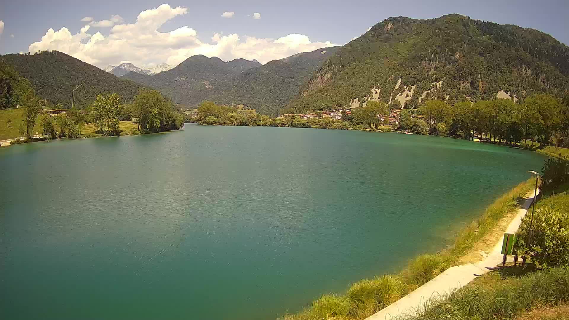 Spletna kamera Most na Soči – jezero