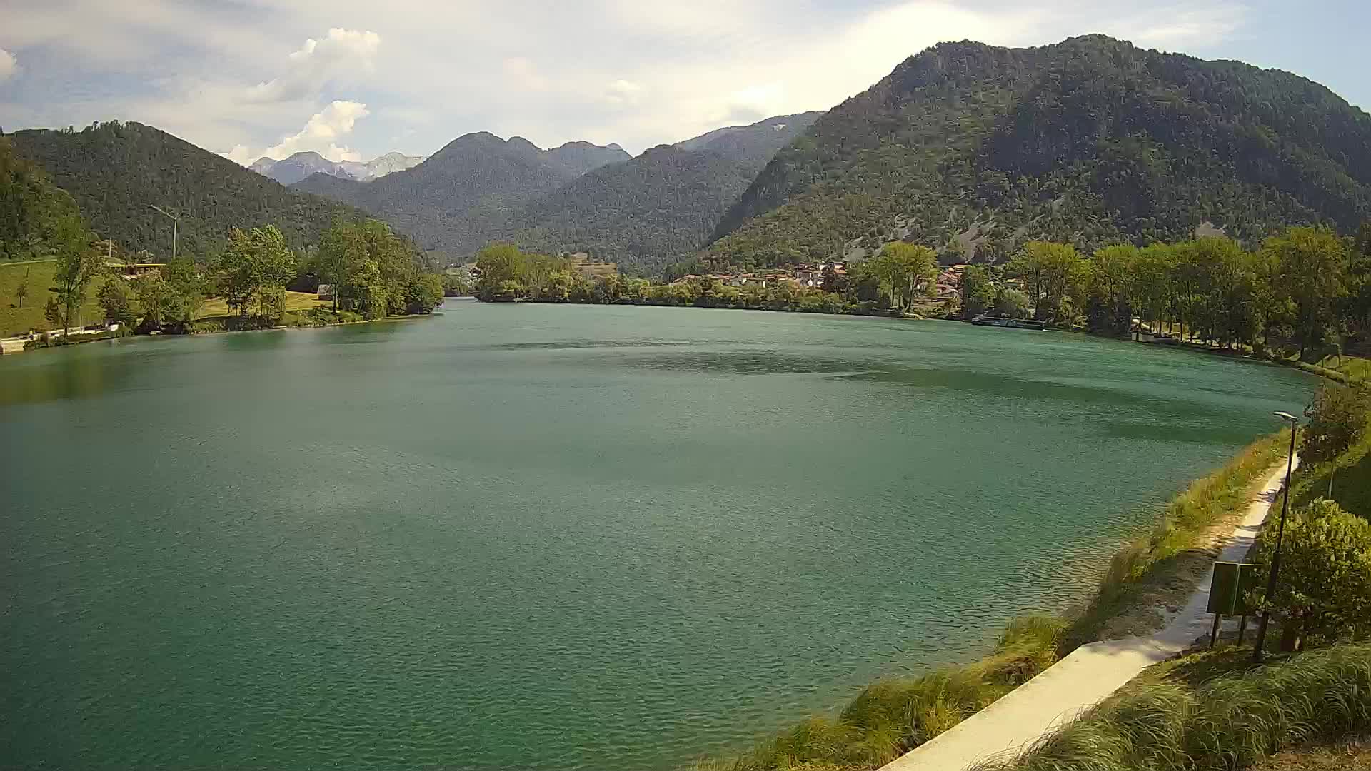 LIVE Webcam Most na Soči lake – Slovenia