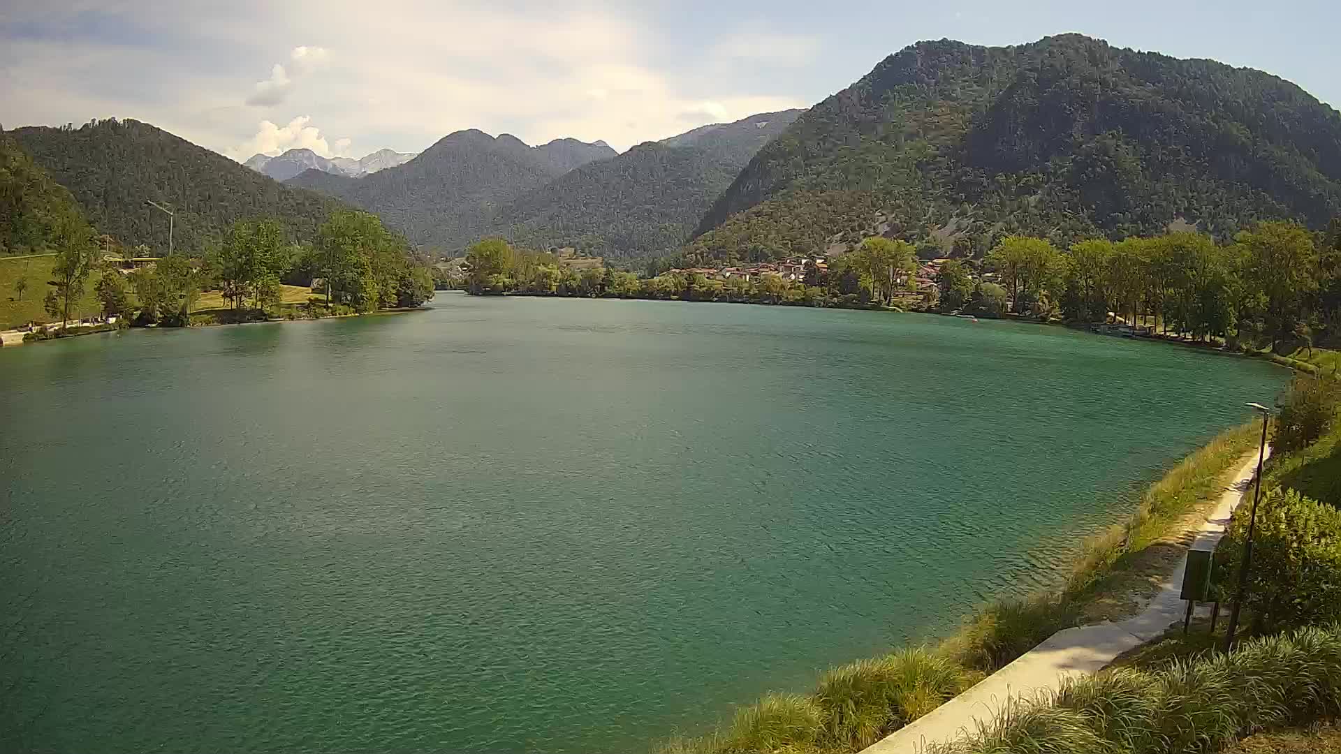 LIVE Webcam Most na Soči lake – Slovenia