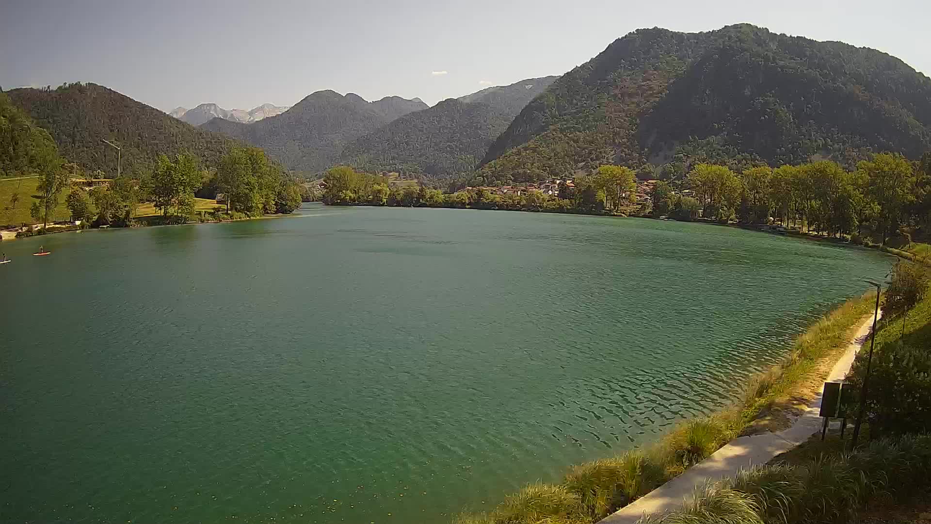 LIVEcam Most na Soči lago – Slovenia