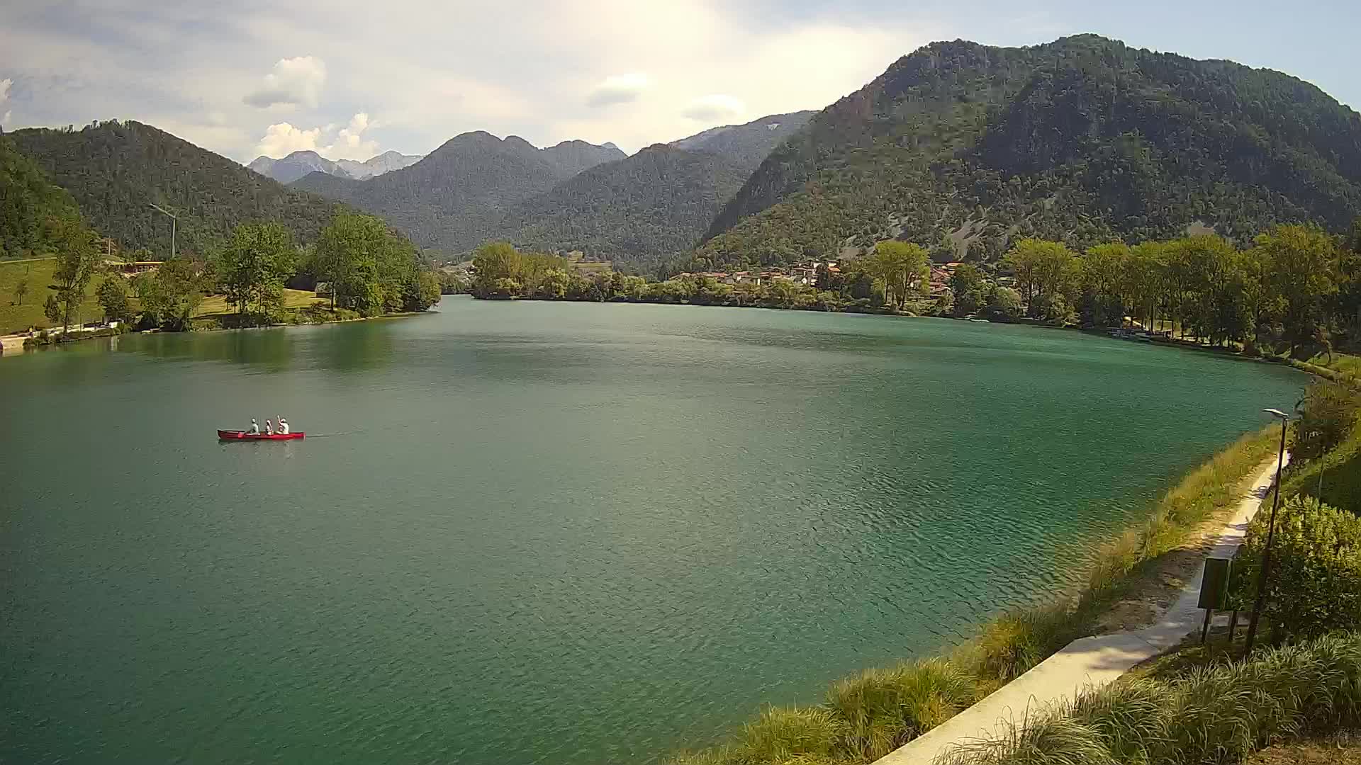 LIVEcam Most na Soči lago – Slovenia