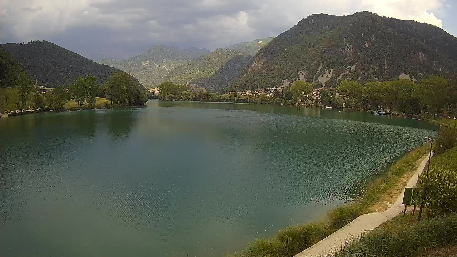 Live Mosta na Soči webcam Slovénie