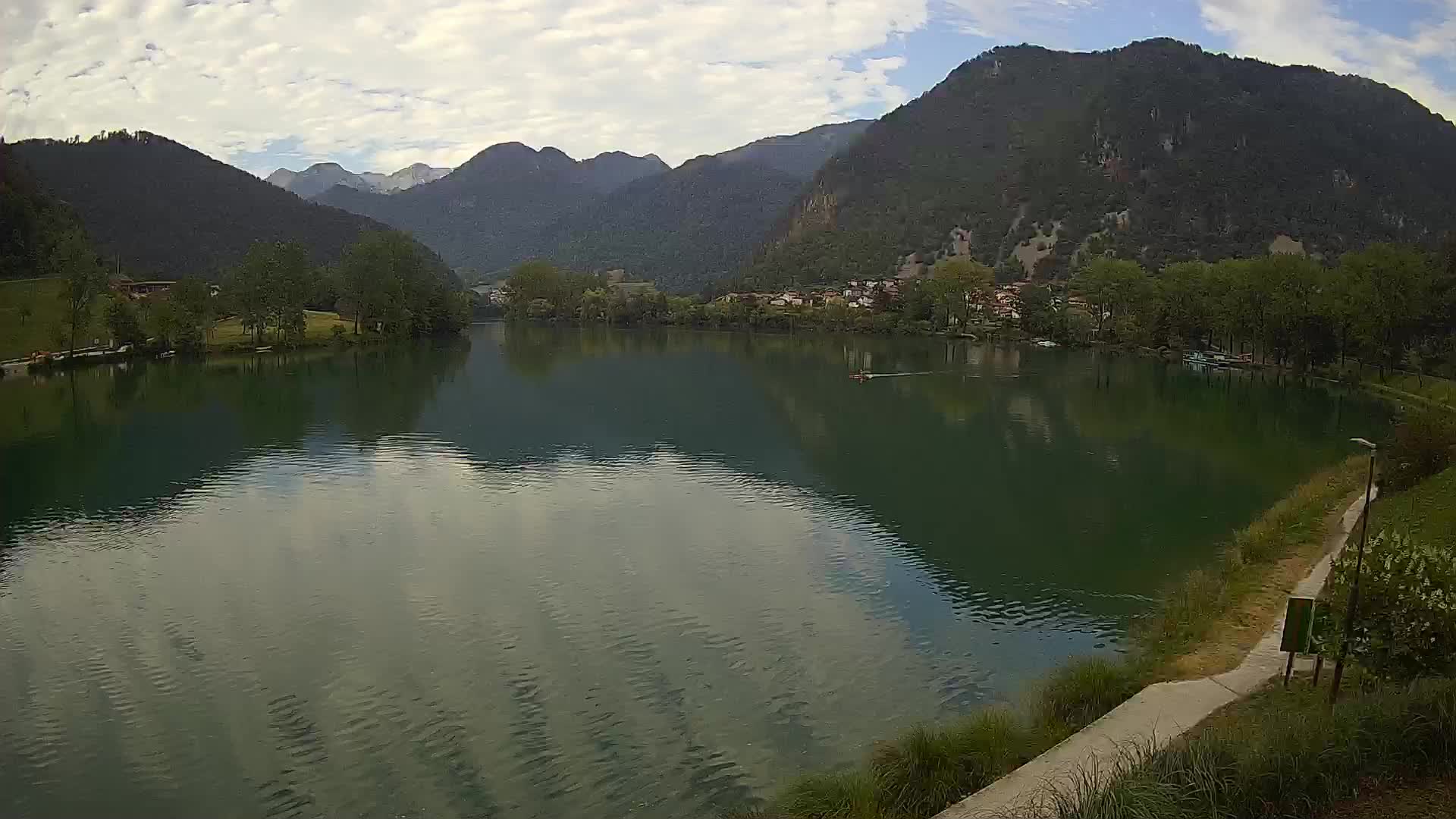 Most na Soči – Panorama del lac
