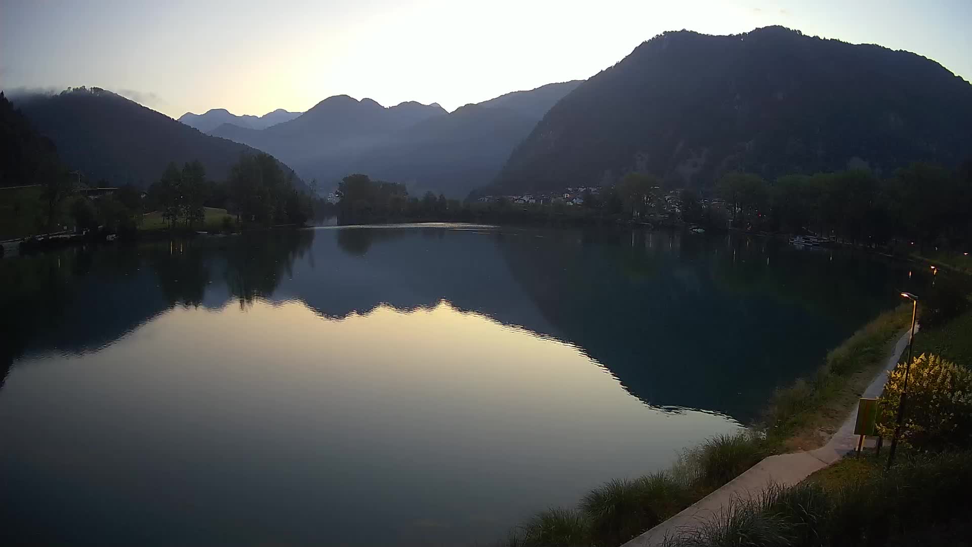 Most na Soči – Pogled na jezero