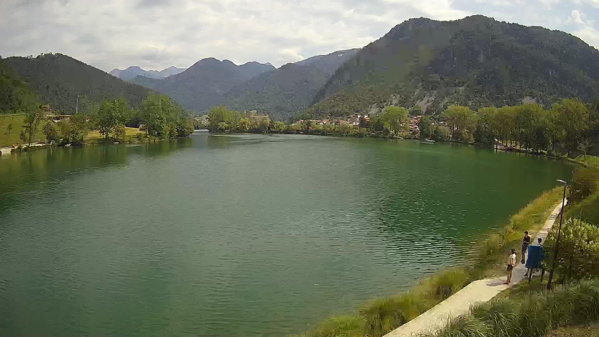 Spletna kamera Most na Soči – jezero