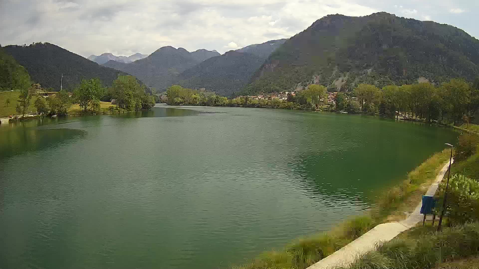 Spletna kamera Most na Soči – jezero