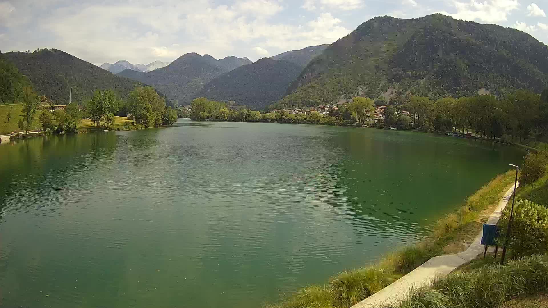 Most na Soči – Panoramic view of Lake