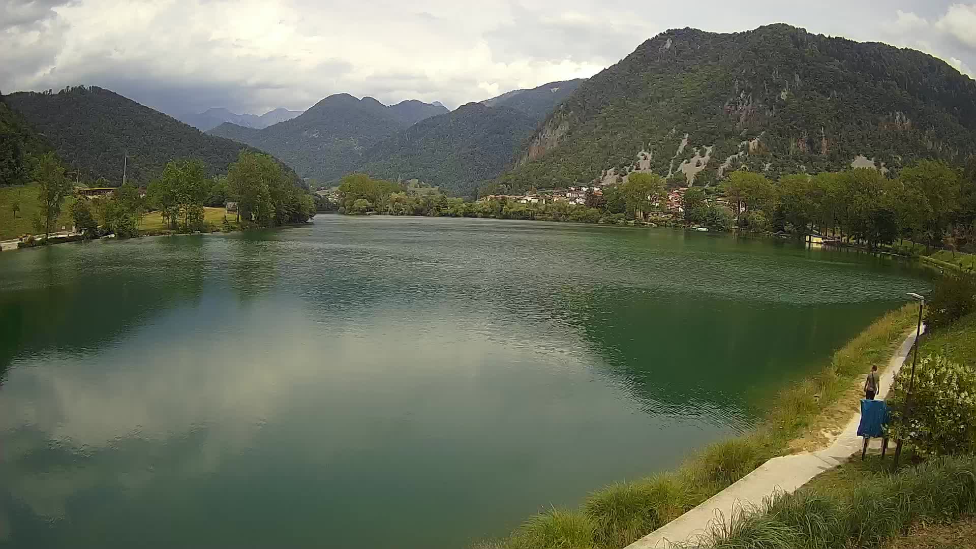 Most na Soči – Panorama del lago