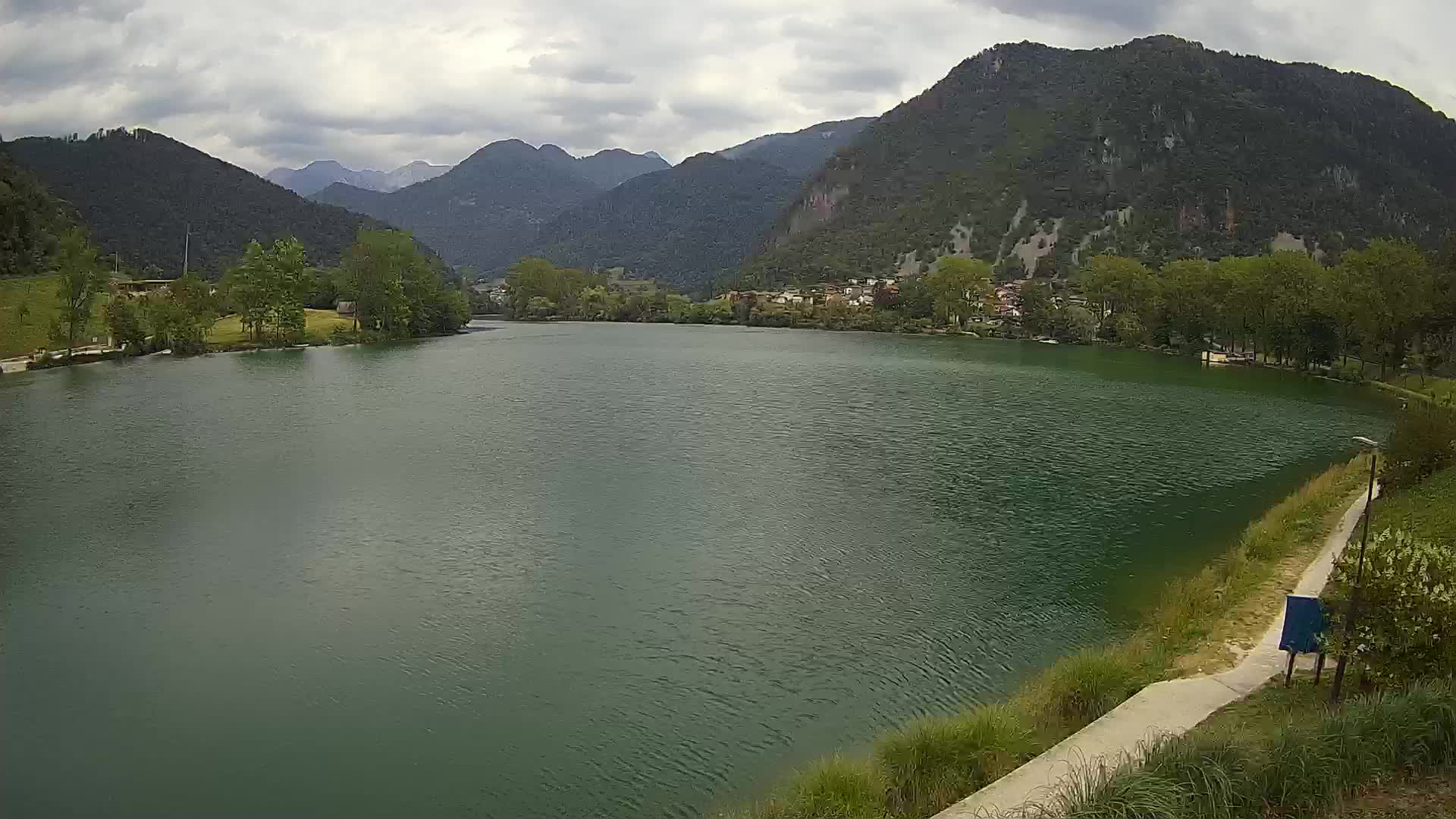 Web kamera Most na Soči – jezero