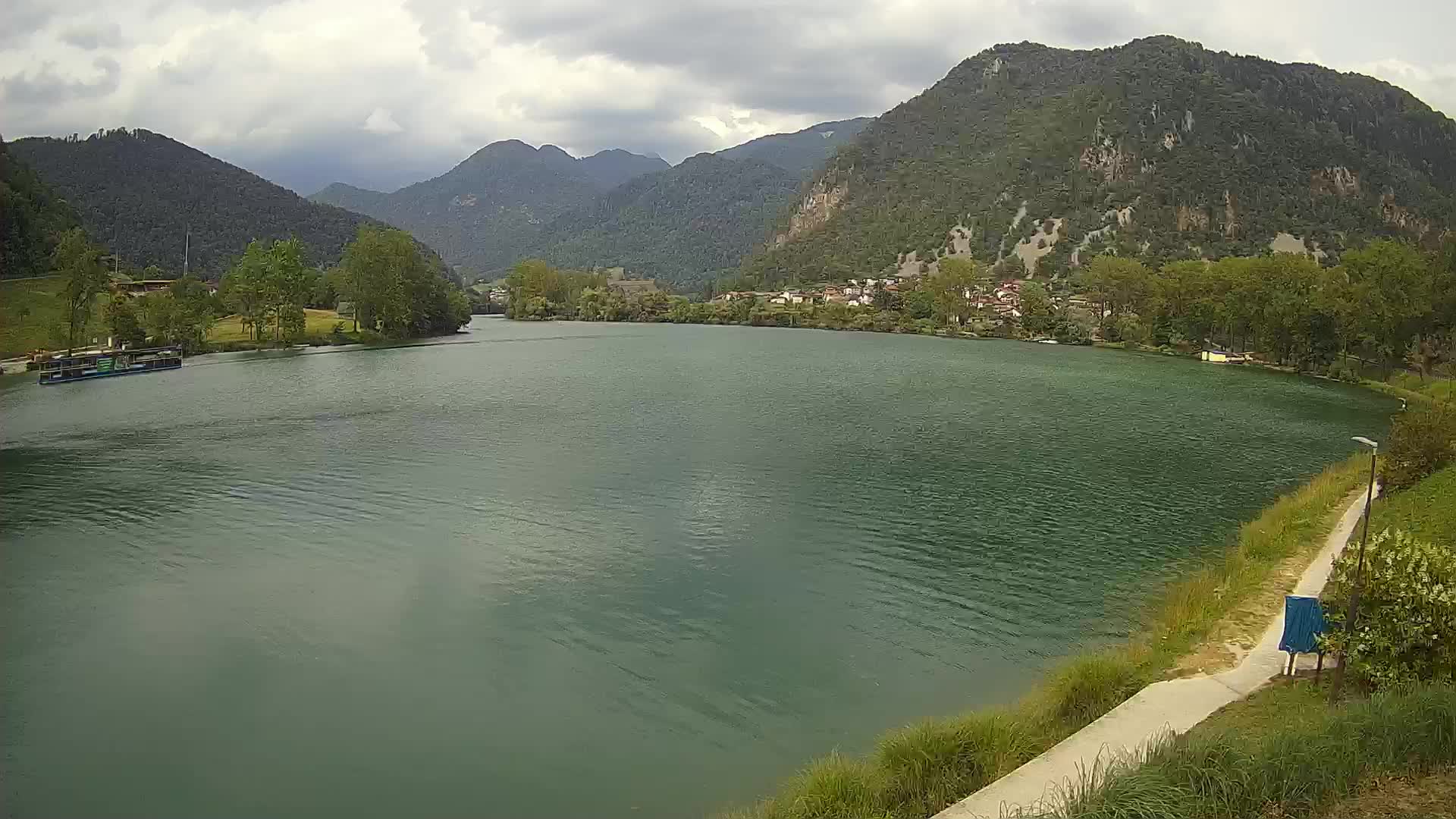 Most na Soči – Pogled na jezero