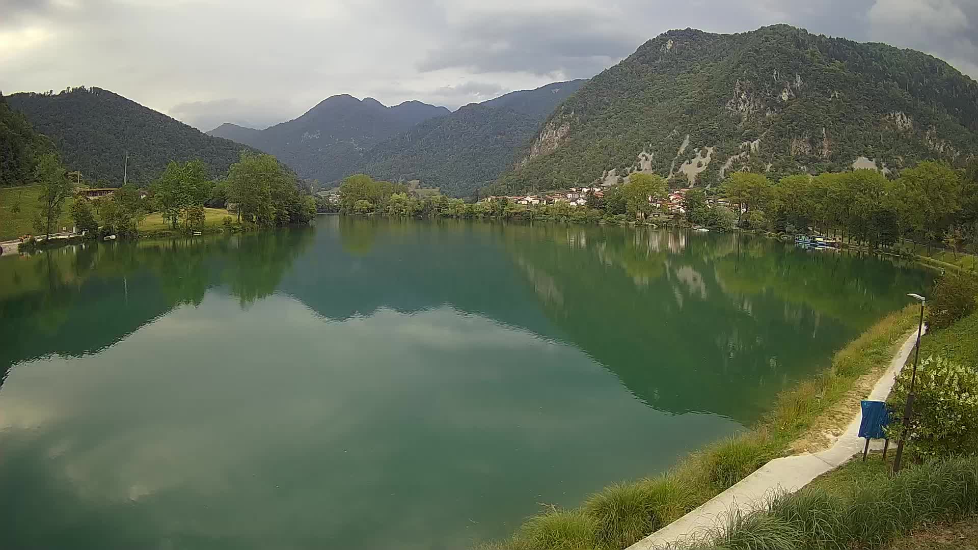 Most na Soči – Panorama del lago