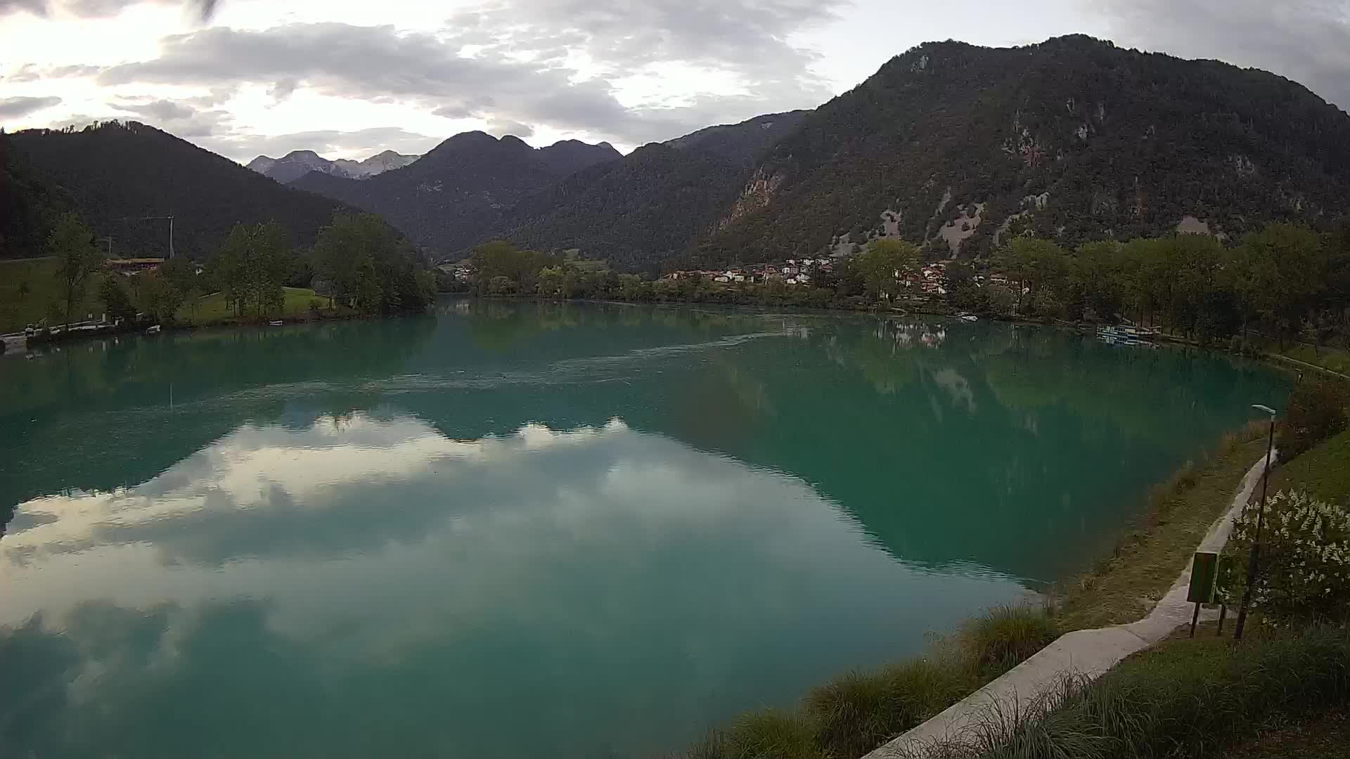 Most na Soči – Panorama del lago
