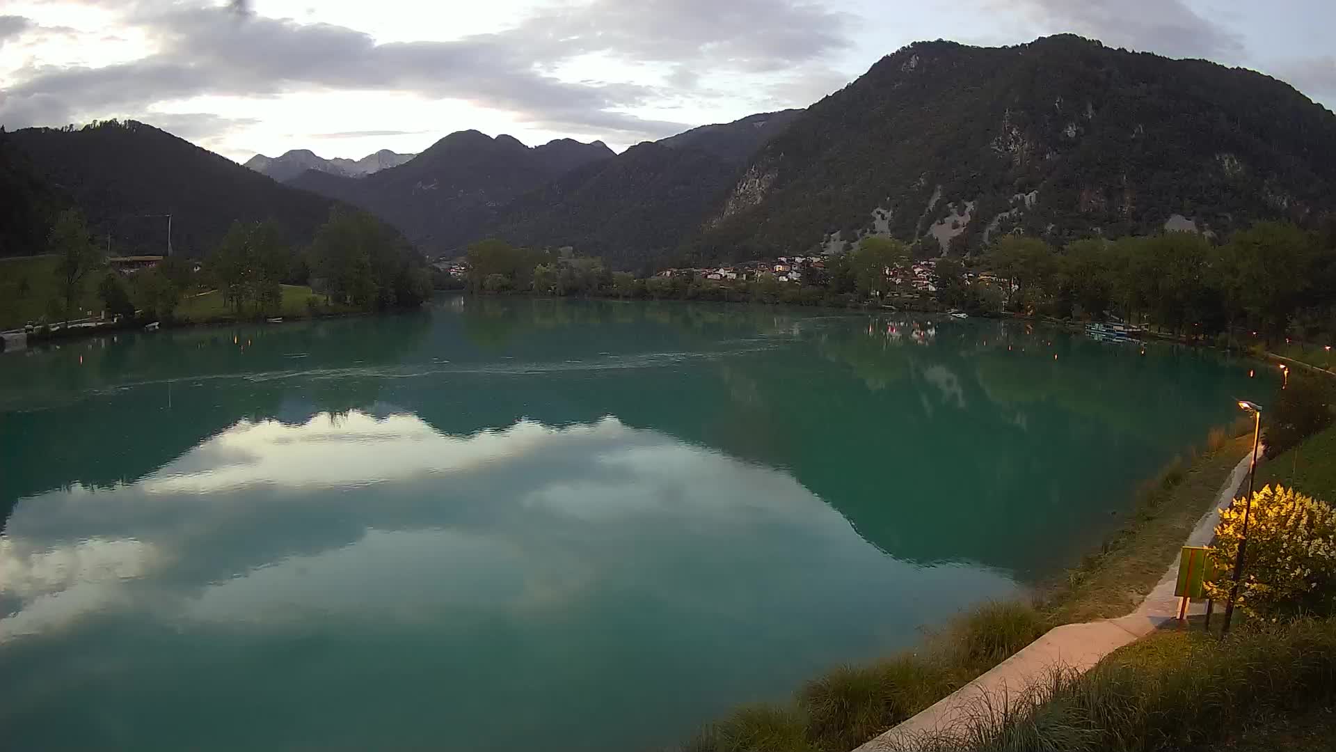 Most na Soči – Panorama del lac