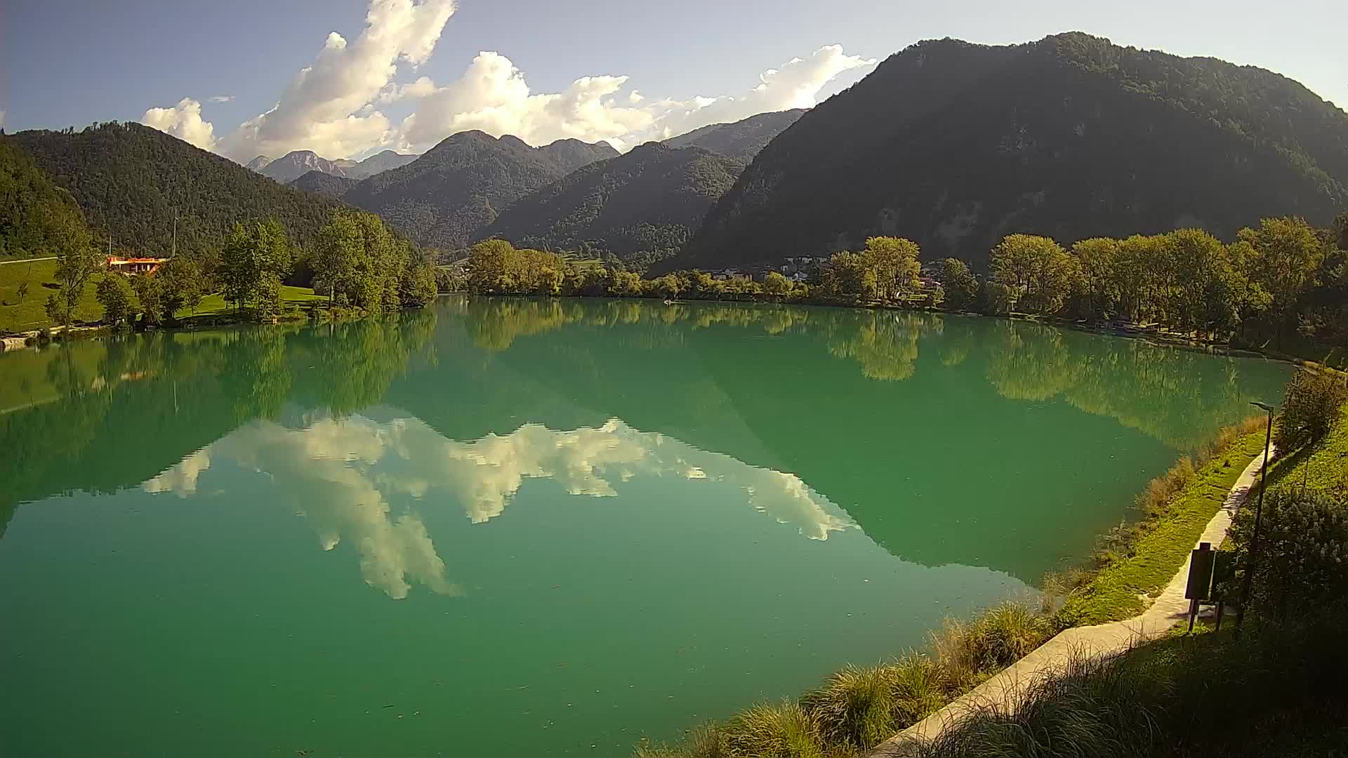Most na Soči – Panorama del lago