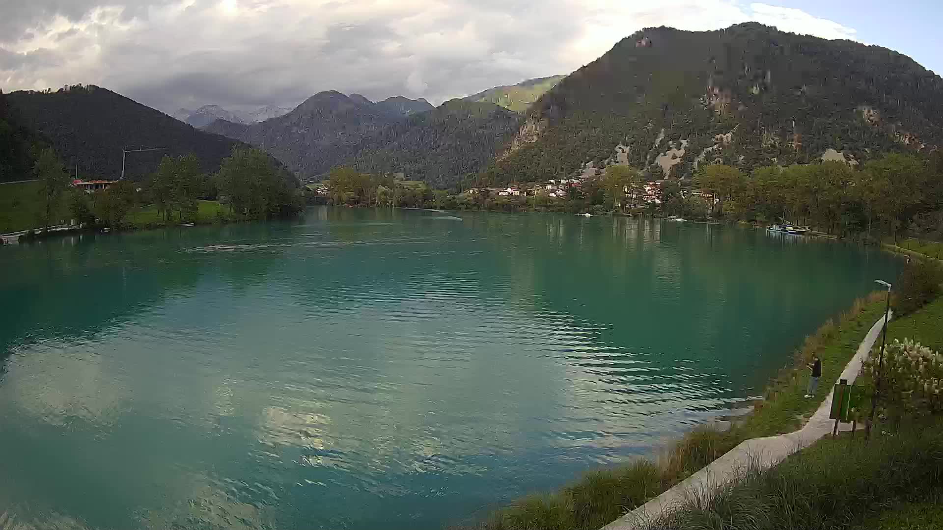 Most na Soči – Panoramic view of Lake