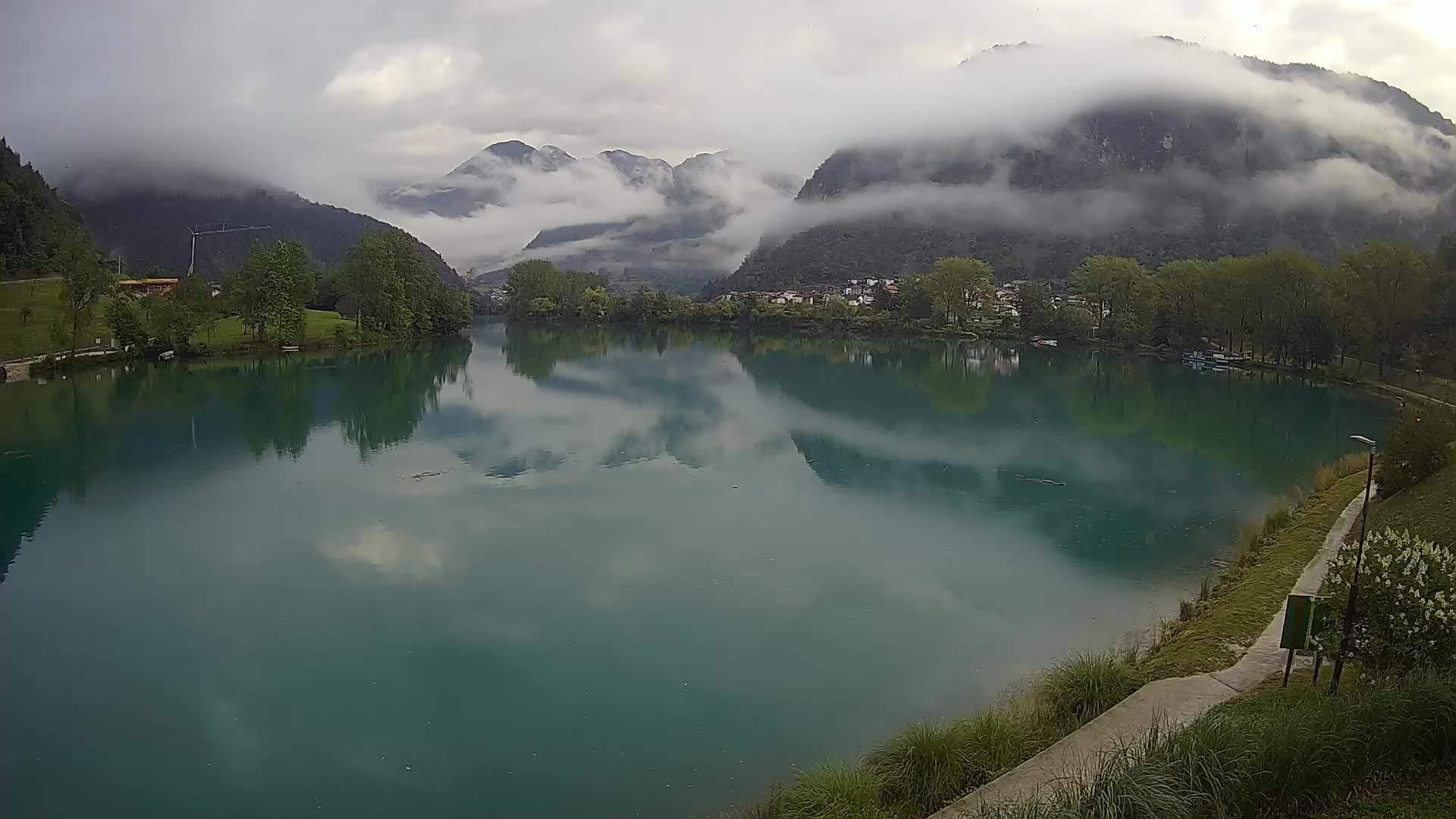 LIVE Webcam Most na Soči lake – Slovenia